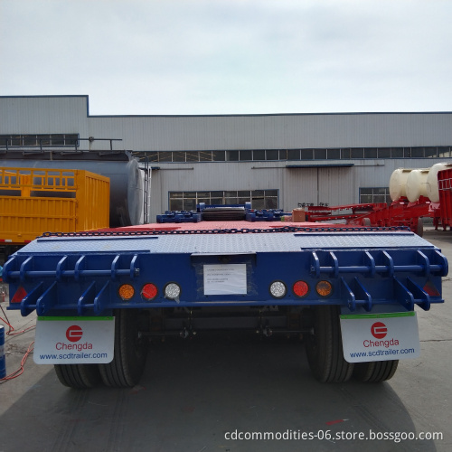 Best Selling  New  4 Axle 80 Ton Lowbed Semi Trailer for Africa